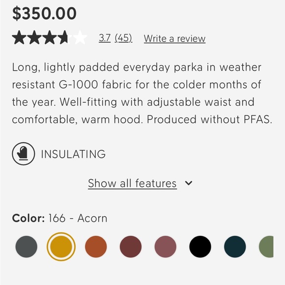 Fjallraven Women's Yellow Hooded Snow Jacket - Picture 14 of 16